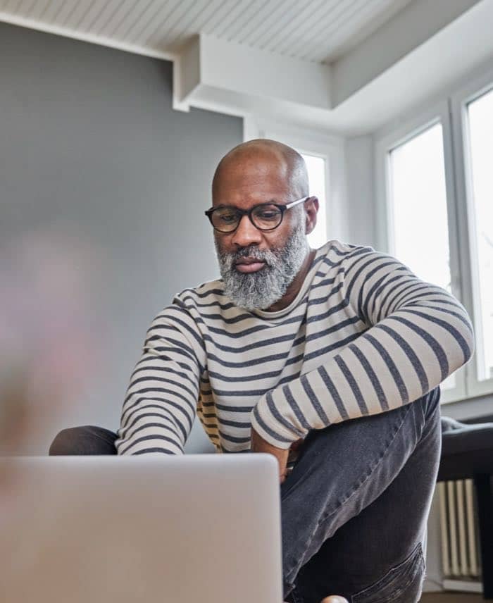 Man with laptop